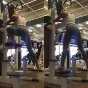 glute-pushdown-on-assisted-pull-up-machine