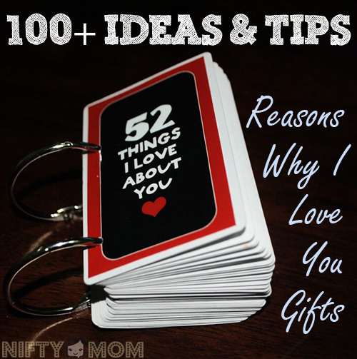 52 things I love about you - 25+ Sweet Gifts for Him for Valentine's Day - NoBiggie.net