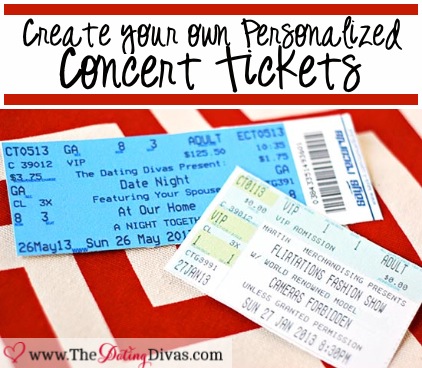 Concert Ticket! - 25+ Sweet Gifts for Him for Valentine's Day - NoBiggie.net